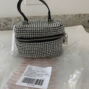NWT Urban Outfitters Mini Rhinestone bag w shoulder strap